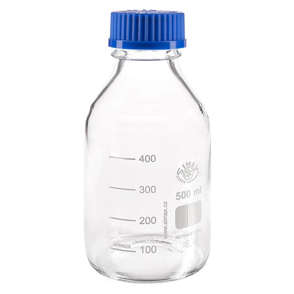 Flacon de laboratoire 250 ml gradué en verre borosilicaté
