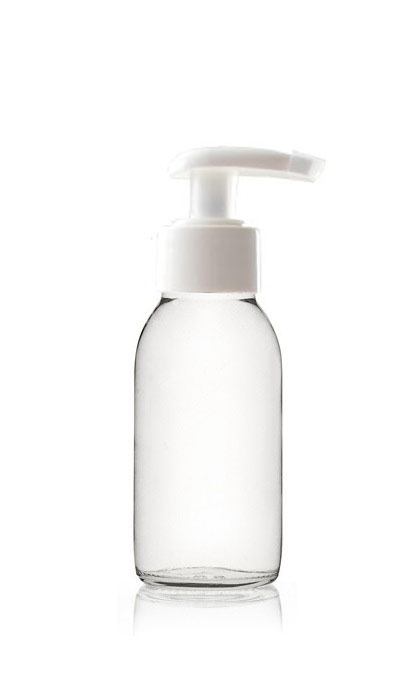 Flacon médical 500 ml couleur claire avec vaporisateur à pompe blanc avec  couvercle transparent