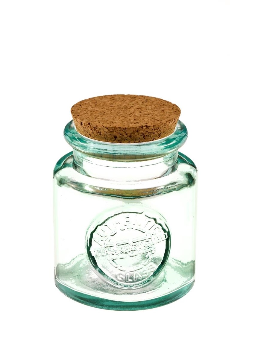 Flacon en verre clair 30 ml avec bouchon de liège 11/14 mm